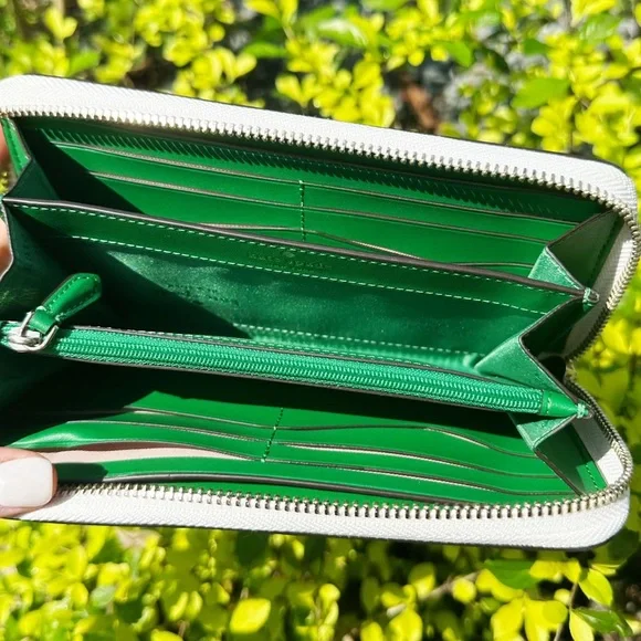 Kate Spade Staci Watermelon Party Large Continental Wallet Zip around NWT KB551 - Picture 3 of 3